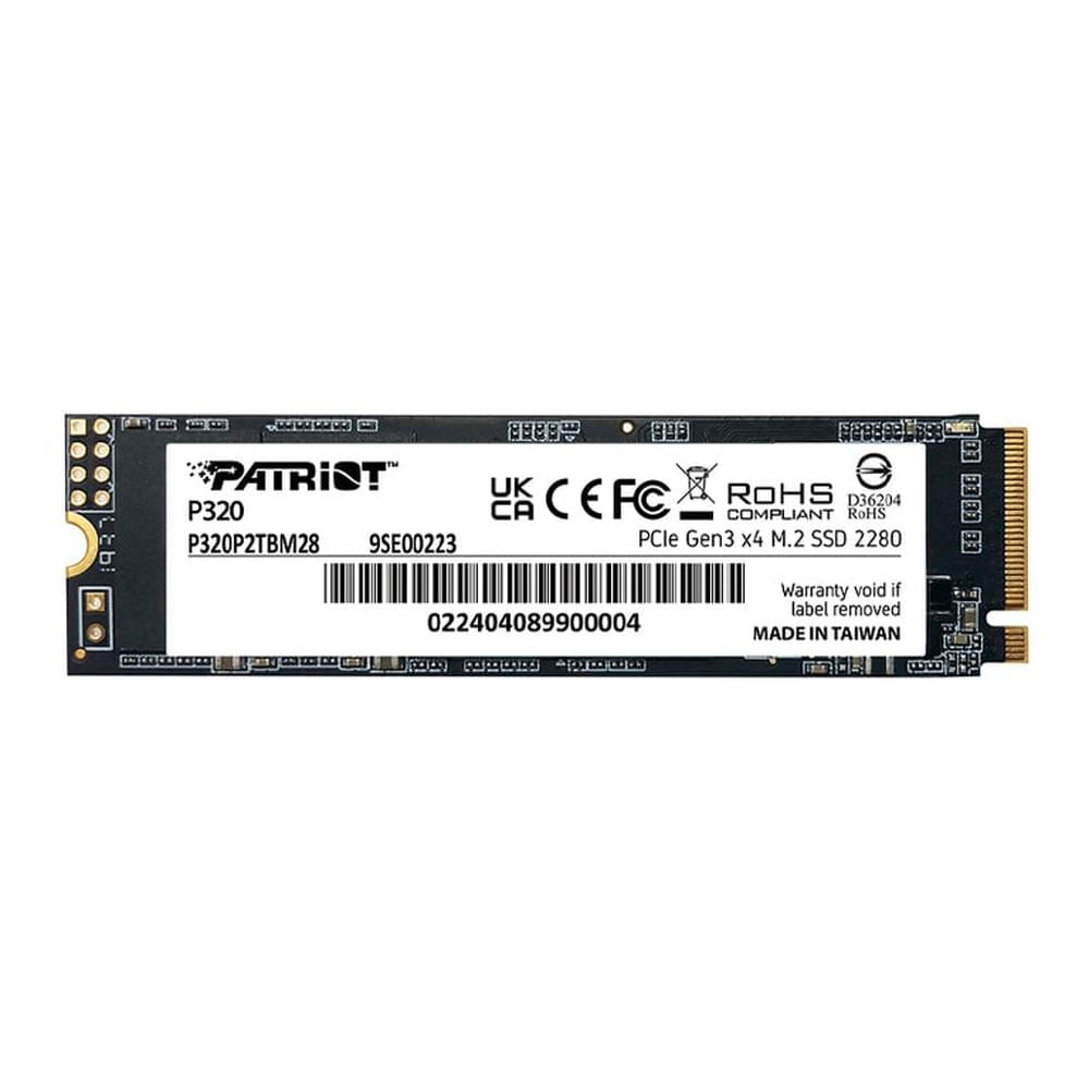 Unidad en estado sólido PATRIOT P320 1TB M 2 2280 PCIe Gen 3 NVMe 1 3