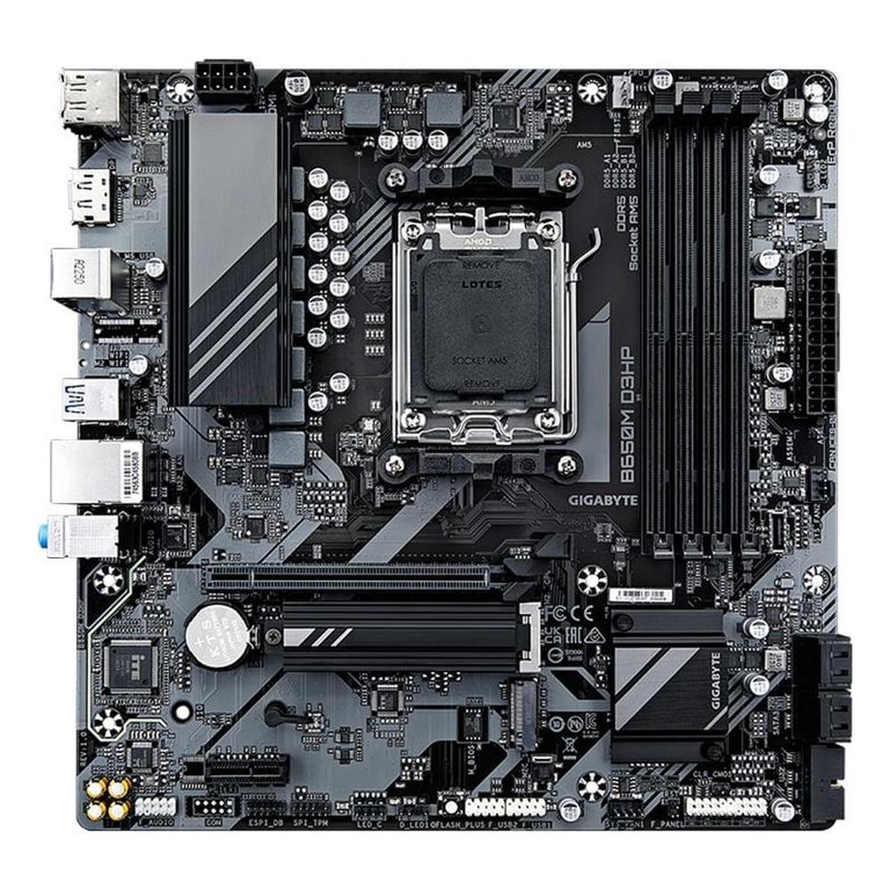 Motherboard GIGABYTE B650M D3HP Chipset AMD B650 Socket AMD AM5 mATX