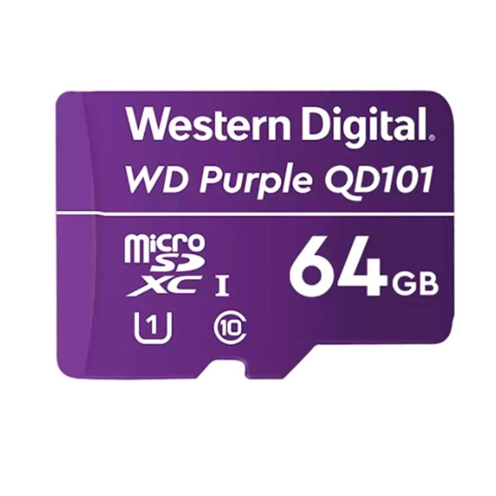 Memoria Flash WD Purple 64GB SC QD101 microSD
