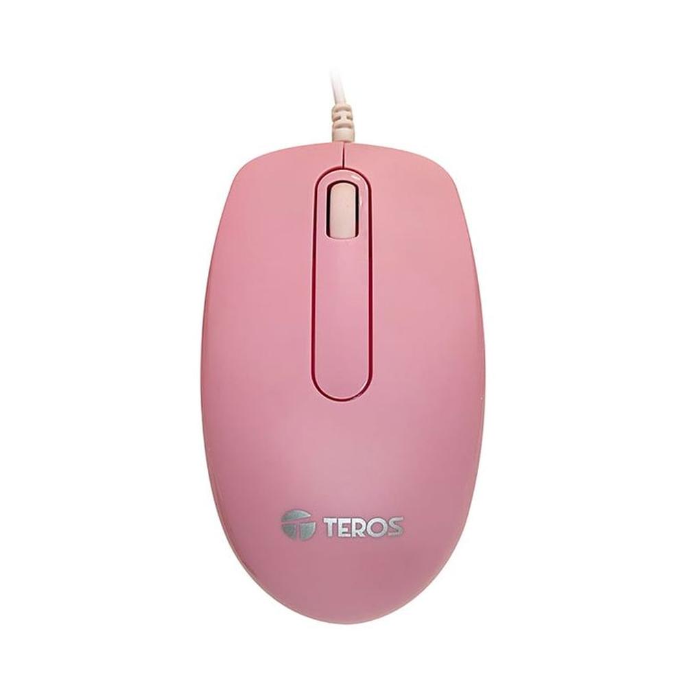 Mouse Óptico Teros TE-1221S 1000 DPI USB 3 Botones