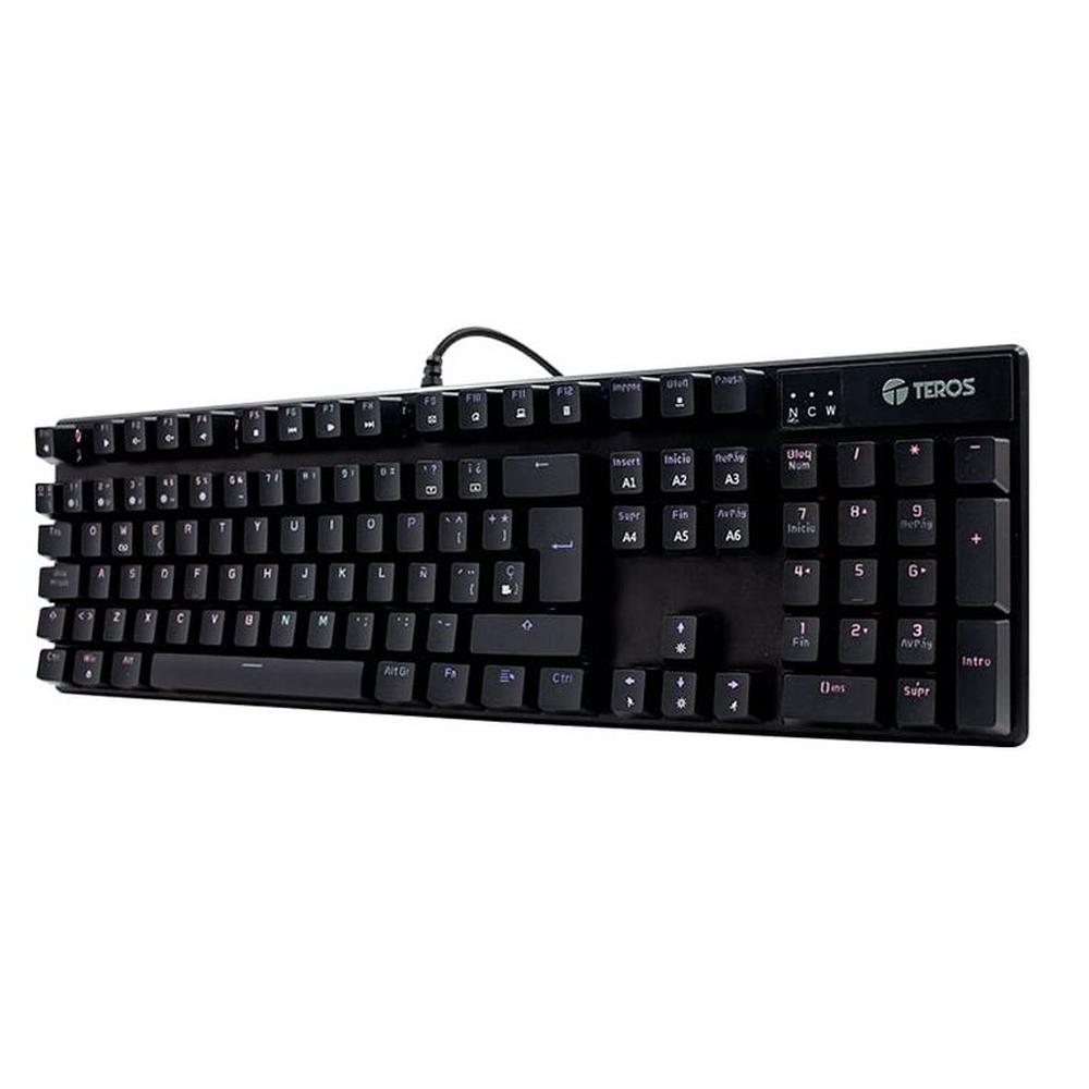 Teclado mecánico TE-4068G retroiluminación rainbow USB 2 0 español