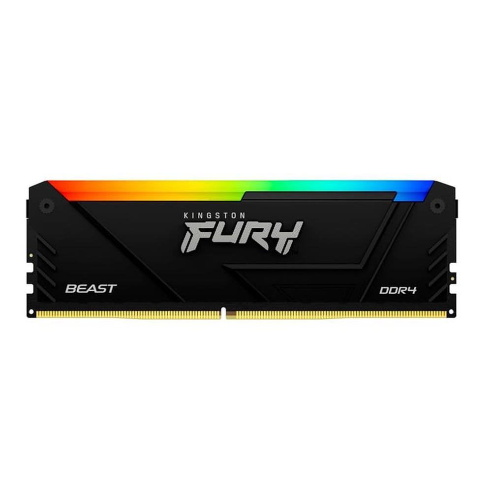 Memoria Kingston Fury Beast RGB BLACK 16GB DDR4 3200 MHz PC4-25600