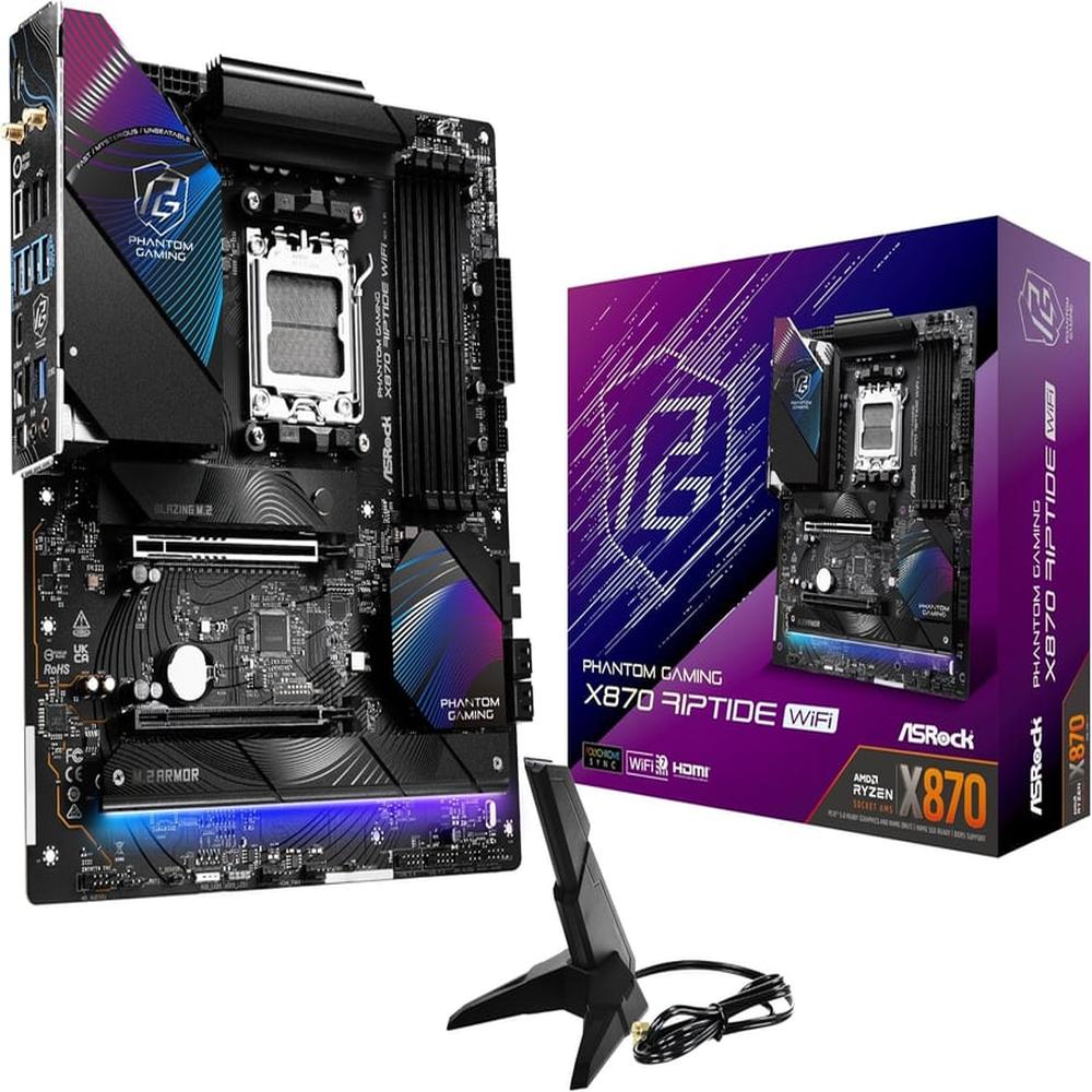Motherboard ASROCK X870 Riptide WiFi AMD X870 AMD AM5 ATX