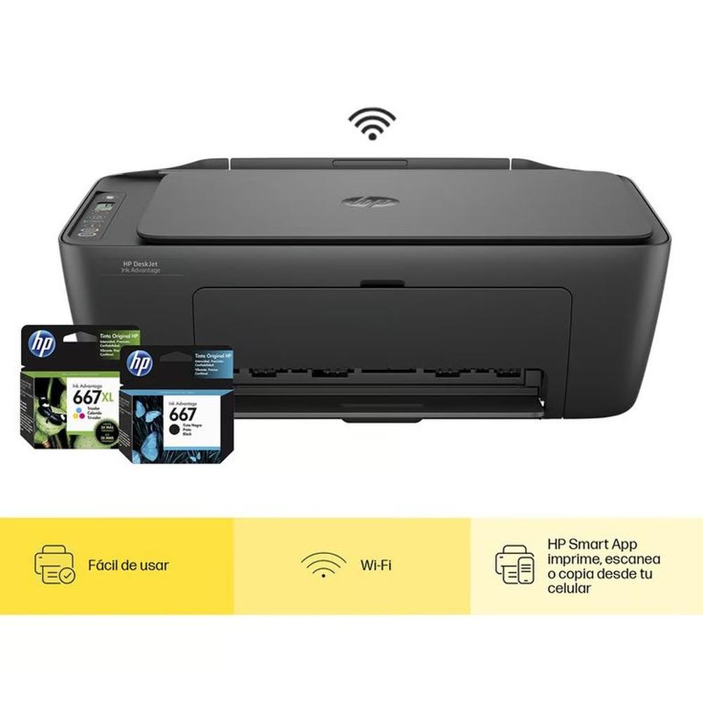 Impresora Multifuncional Deskjet Ink Advantage 2874 color Wifi