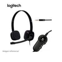 AUDIFONO CMICROF LOGITECH H151 STEREO BLACK 981-000587