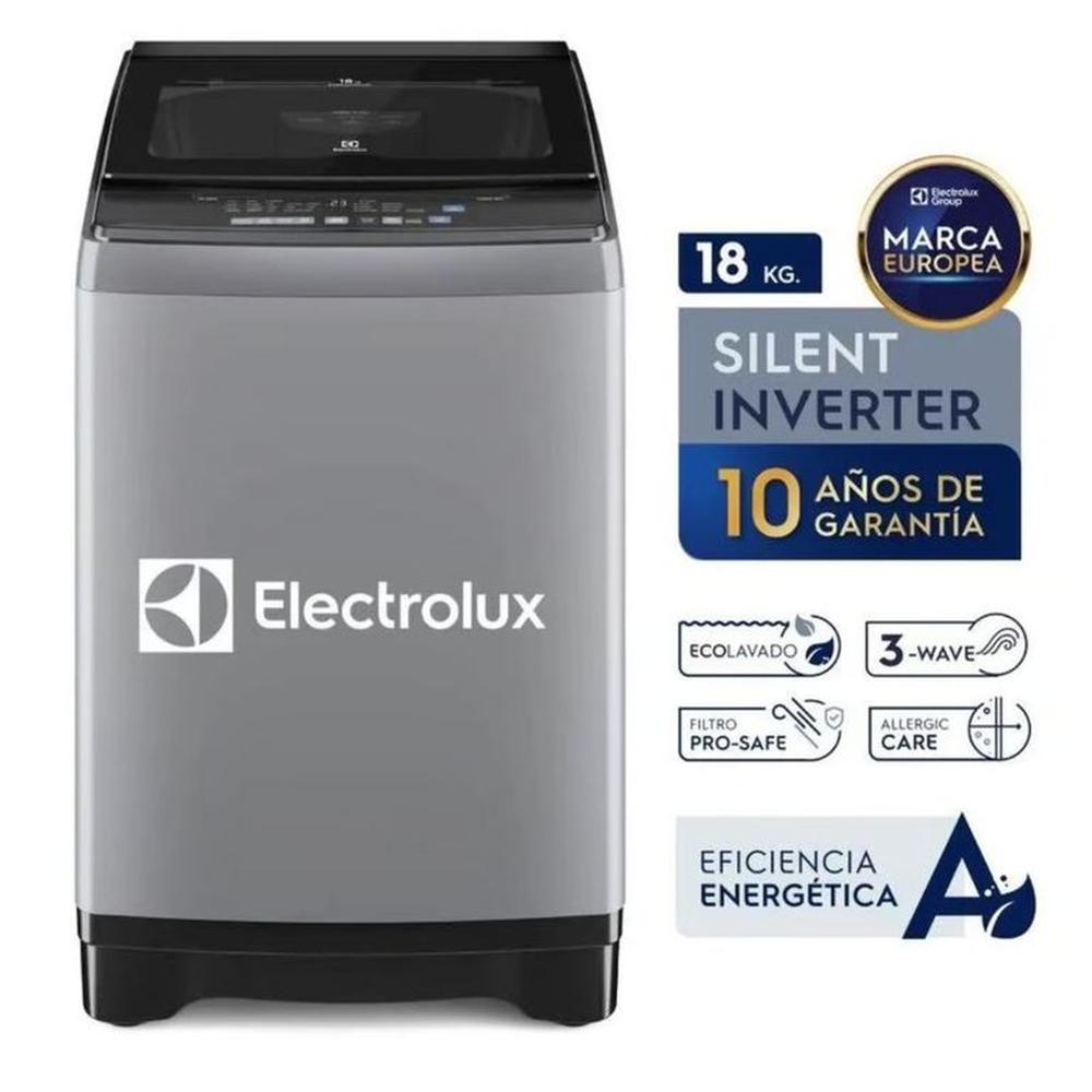 Lavadora Electrolux 18kg Gris Inverter EWIP18F2XSWG
