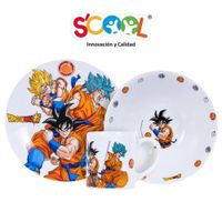 Set de Cerámica x 3Pz Dragon Ball