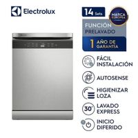 Lavavajillas Electrolux 14 Sets EHFE14T2MSBUS Plateado