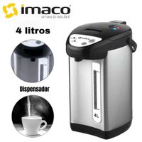 Termo Dispensador Imaco TP 4050SS 4 litros Opc Servir Inox