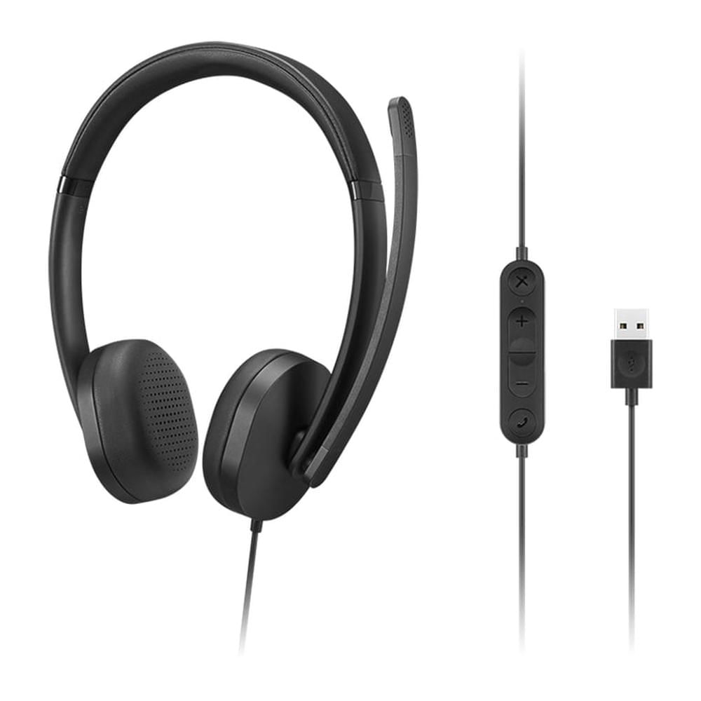 Auriculares Stereo con micrófono Lenovo Gen 2 Interfaz USB-A