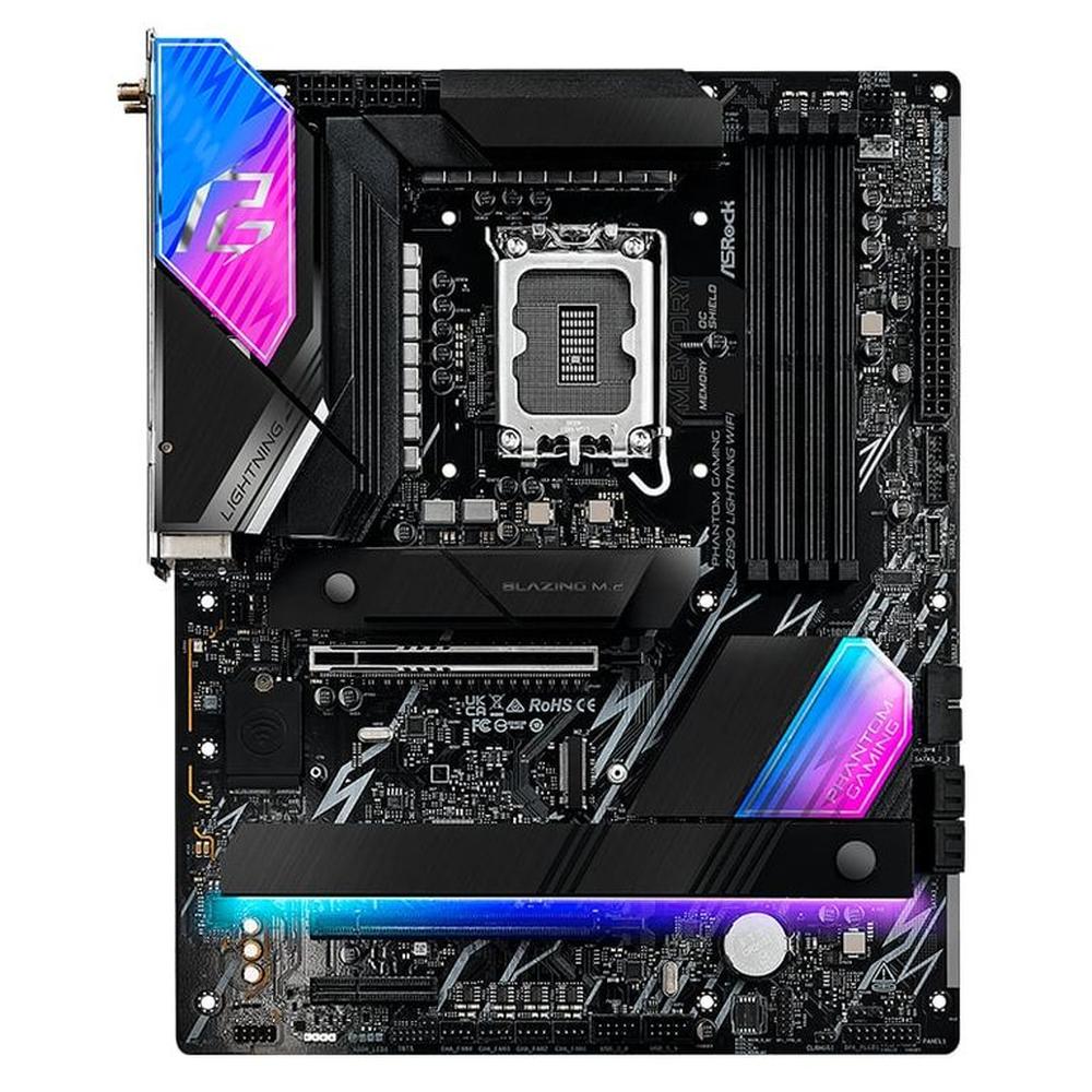 Motherboard ASROCK Z890 Lightning WiFi Intel Z890 LGA 1851 HDMI ATX