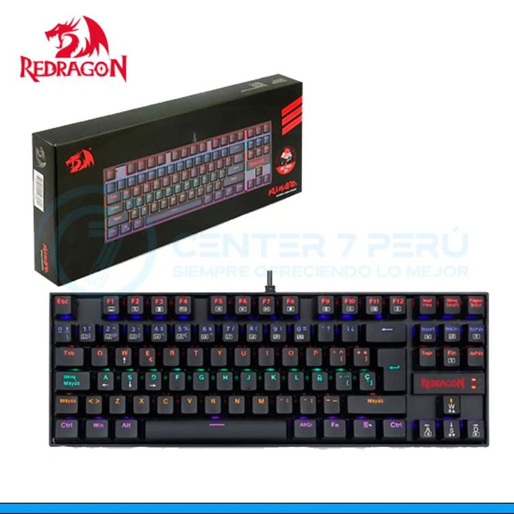 Teclado Redragon KUMARA Rainbow K552-KR-SP BLACK Spanish