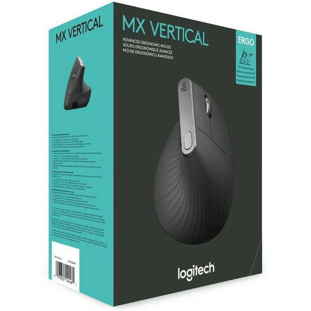 MOUSE LOGITECH MX VERTICAL WIRELESSBT BLACK