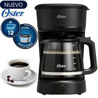 Cafetera Oster 12 Tazas de Filtro reutilizable BVSTDCS121B