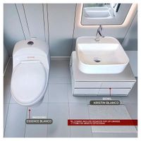 Combo De Inodoro One Piece Essence Blanco + Bowl Kristin Blanco  -  Stone