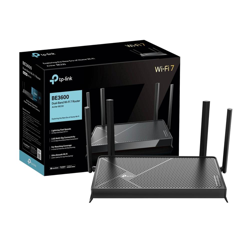 Router Archer BE230 Tp-Link BE3600 Wi-Fi 7 Doble Banda Easy Mesh