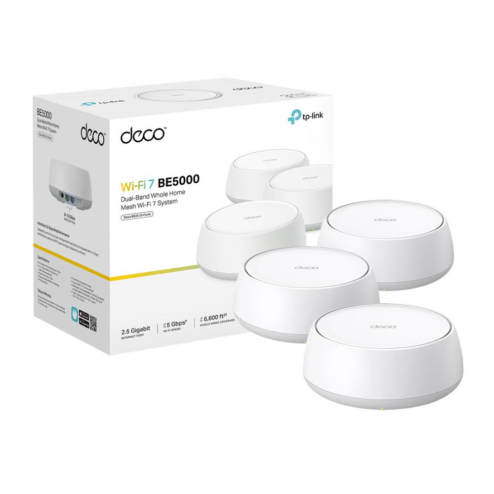 Mesh Deco BE25 3-pack Tp-Link Wi-Fi 7 BE3600 de Doble Banda