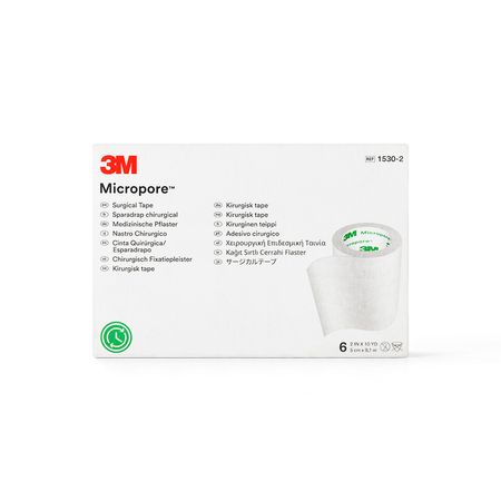 Esparadrapo de Papel de 5 CM X 9.1 M 3M MICROPORE 1530-2 CAJA 6 UND