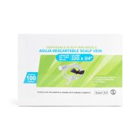Aguja Scalp Vein Alita Mariposa 22 G X 3/4"" CAJA 100 UND