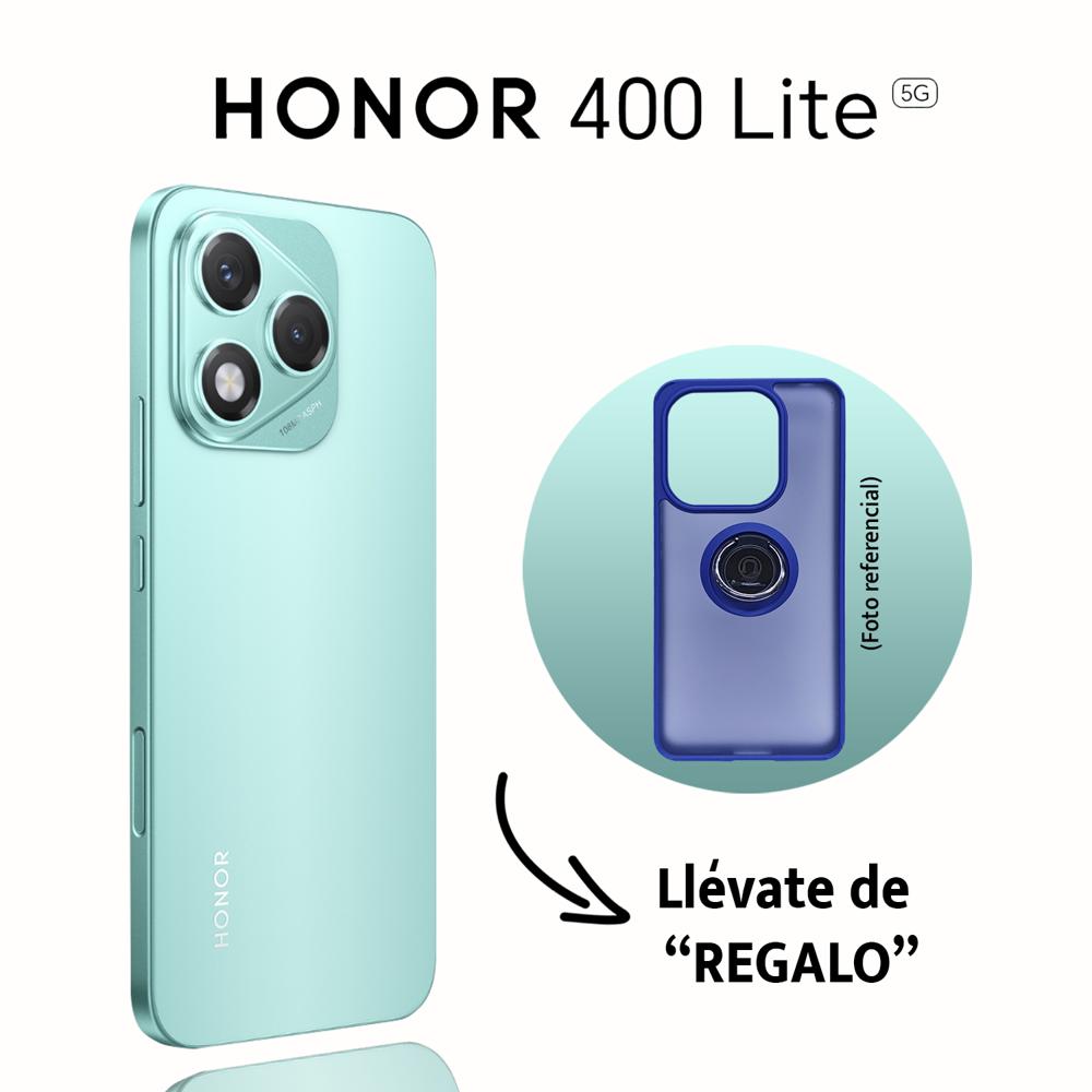 Celular Honor 400 Lite 5G 8GB RAM 256GB Verde Marino + Estuche de regalo