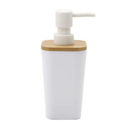 Dispensador de Jabón Haya Orange Blanco Plástico/Madera