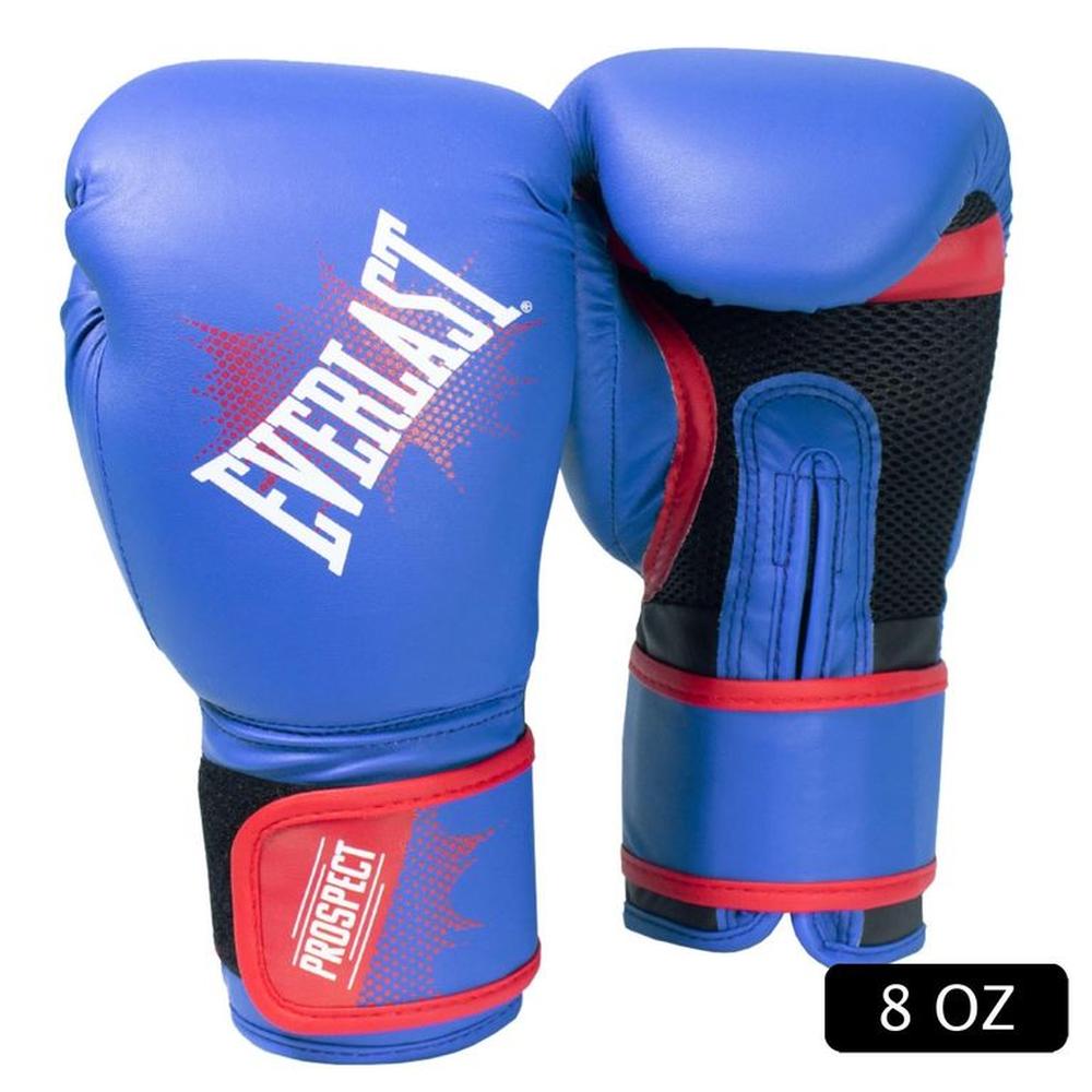 GUANTE BOX EVE PROSPECT AZUL Y ROJO 8OZ