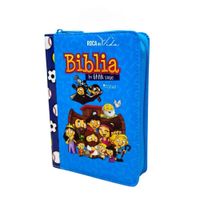 Biblia Para Niños Reina Valera 1960 tapa rosa con cierre