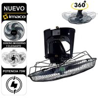 Ventilador de Techo Orbital 360 - OCF7919 Negro