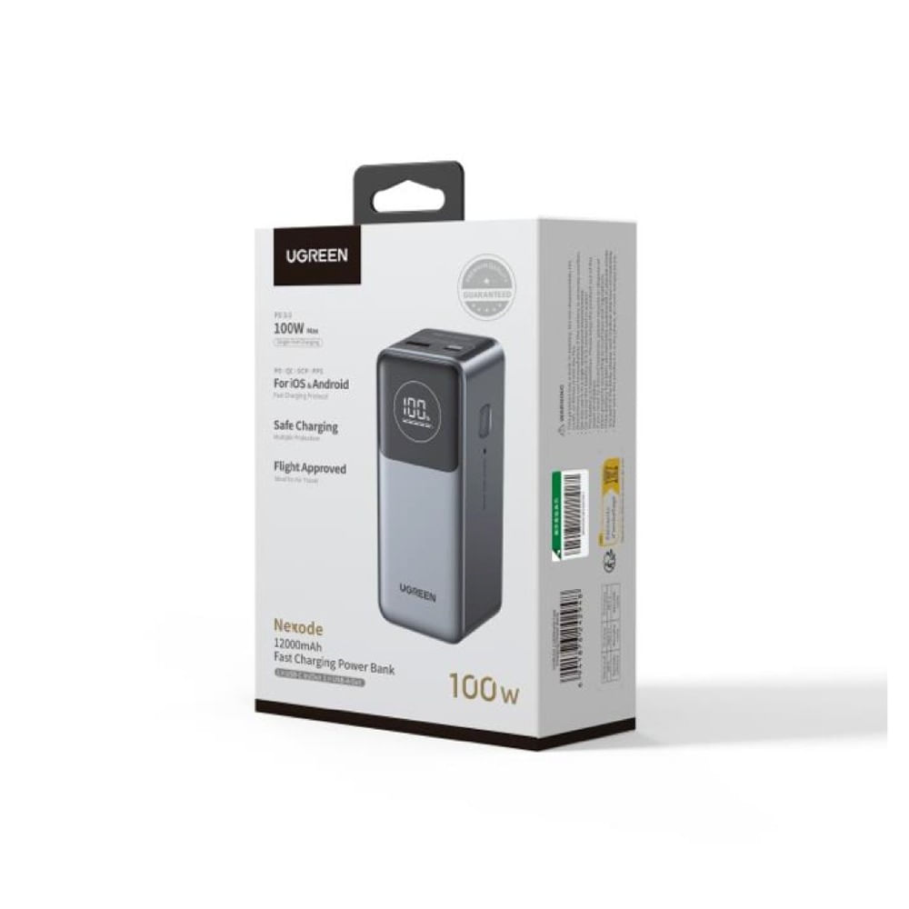 Power Bank Original Ugreen 100W 12,000 mAh