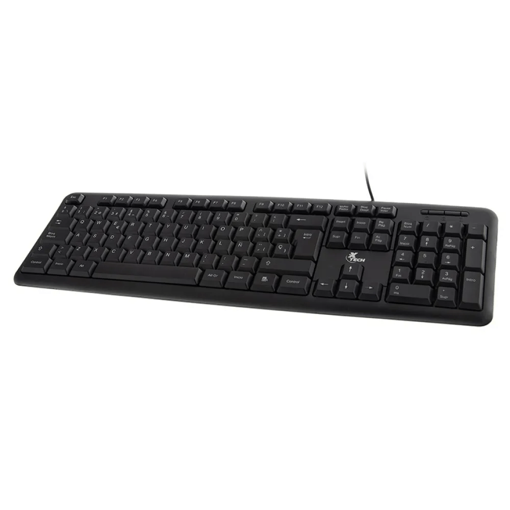 Teclado Xtech XTK-092S – Español – USB – Negro – Cableado