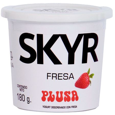 Yogurt Skyr PLUSA Sabor Fresa Pote 180g
