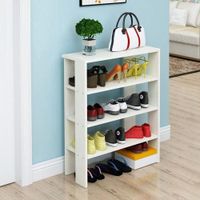 Zapatera turco blanco - capacidad para hasta 12 pares de zapatos