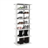 Zapatera para corredor Dolcce blanco - capacidad para 16 pares de zapatos