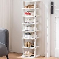 Zapatera para corredor Dolcce small blanco - capacidad hasta 14 pares de zapatos