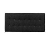 Cabecera cube Queen negro - Villa Hogar