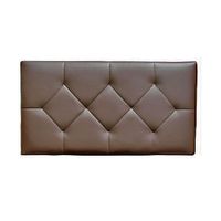 Cabecera Rombo 1.5 plazas chocolate - Villa Hogar.