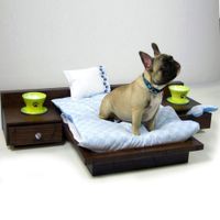 Cama mascota con cabecera Candy Medium - Villa Hogar
