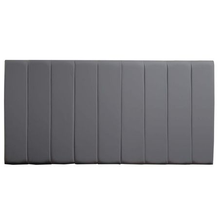 Cabecera King Boston plomo - Villa Hogar