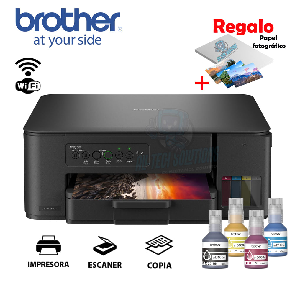 IMPRESORA BROTHER MULTIFUNCIONAL DCP-T430W
