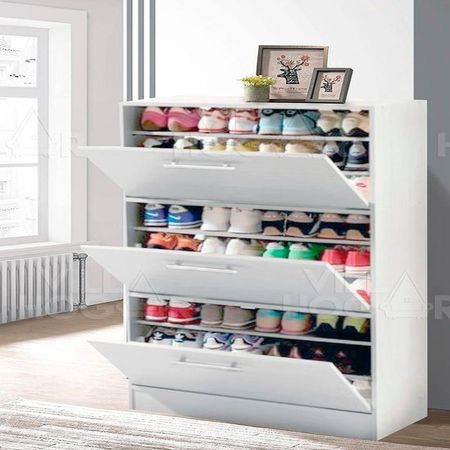 Zapatera Xl Blanca - capacidad hasta 27 pares talla 42