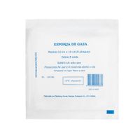 Esponja de Gasa Estéril Absorbente de 10 X 10 CM CAJA 50 UND
