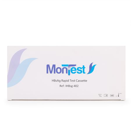 Prueba Rápida de Hepatitis B HBSAG en Casete MONTEST CAJA 40 UND