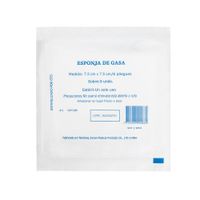 Esponja de Gasa Estéril Absorbente de 7.5 X 7.5 CM CAJA 50 UND
