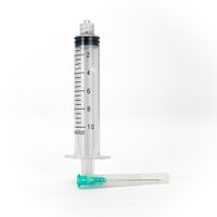 Jeringa Hipodérmica Estéril de 10 ML Aguja 21 G X 1 1/2"" CAJA 100 UND