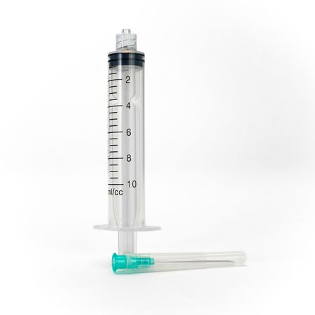 Jeringa Hipodérmica Estéril de 10 ML Aguja 21 G X 1 1/2