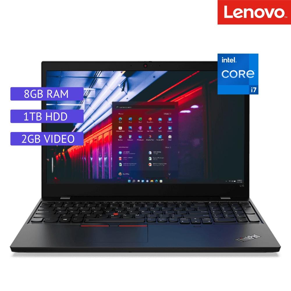 Laptop Semi Nueva Lenovo ThinkPad L15 - Core i7 10ª Gen - 8GB RAM - 1TB HDD - 2GB Video - 15.6""