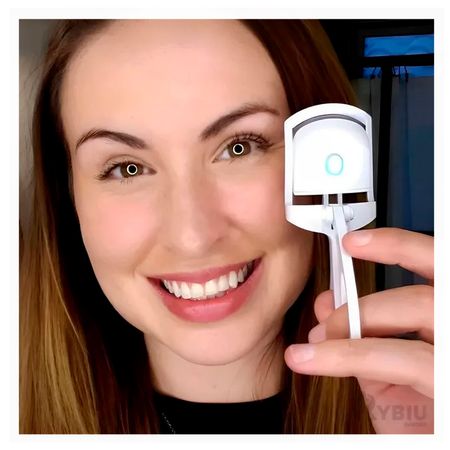 Rizador de Pestañas Electrico y Portatil en Color Blanco