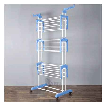 Tendedero Practico Multiuso en Color Celeste Y+Stickers