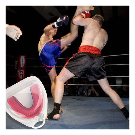 Bucal Comodo para Deporte Rojo Y+Stickers