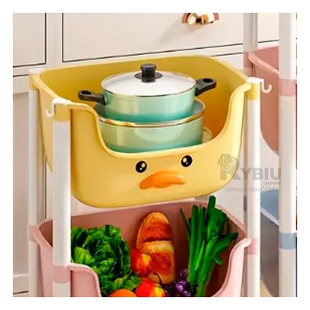 Organizador con Diseño de Pato de Tono Amarillo Y+Agendita